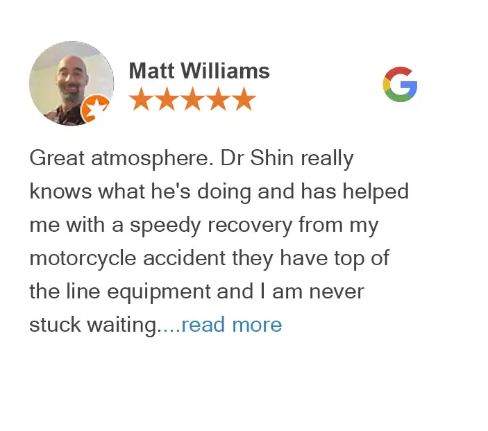 Google review by Matt Williams for True Chiropractic Bellevue
