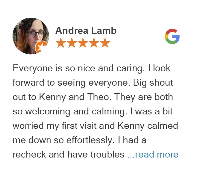 Google review by Andrea for True Chiropractic Bellevue